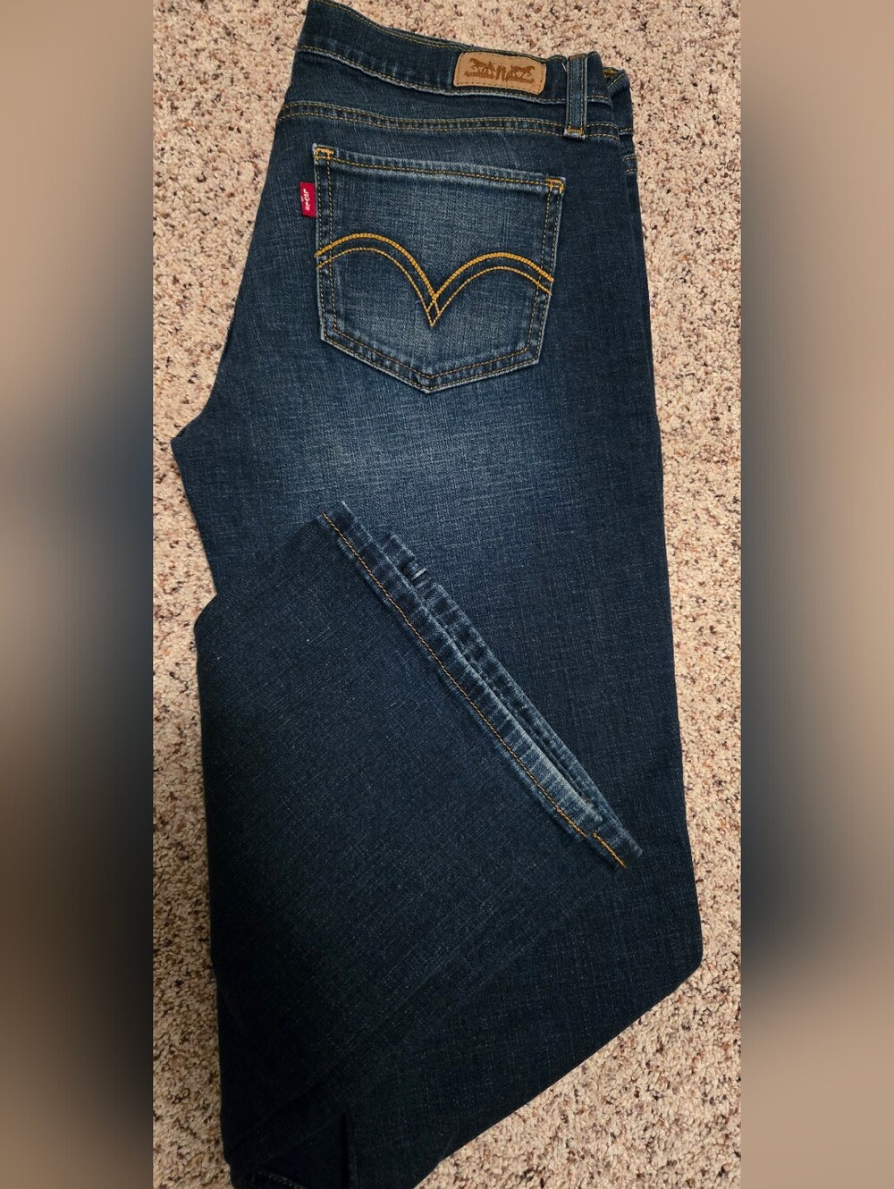 Levis 524 Too Superlow Jeans Womens Sz 9 Straight - Picture 2 of 8
